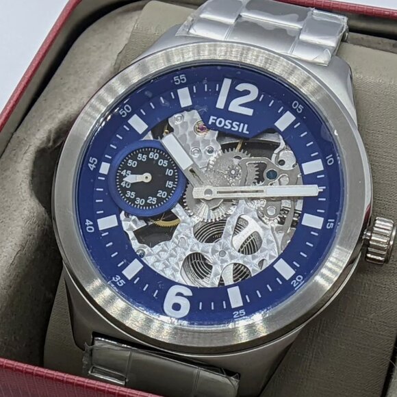 Fossil Skeleton 48mm Steel Watch - Picture 1 of 4